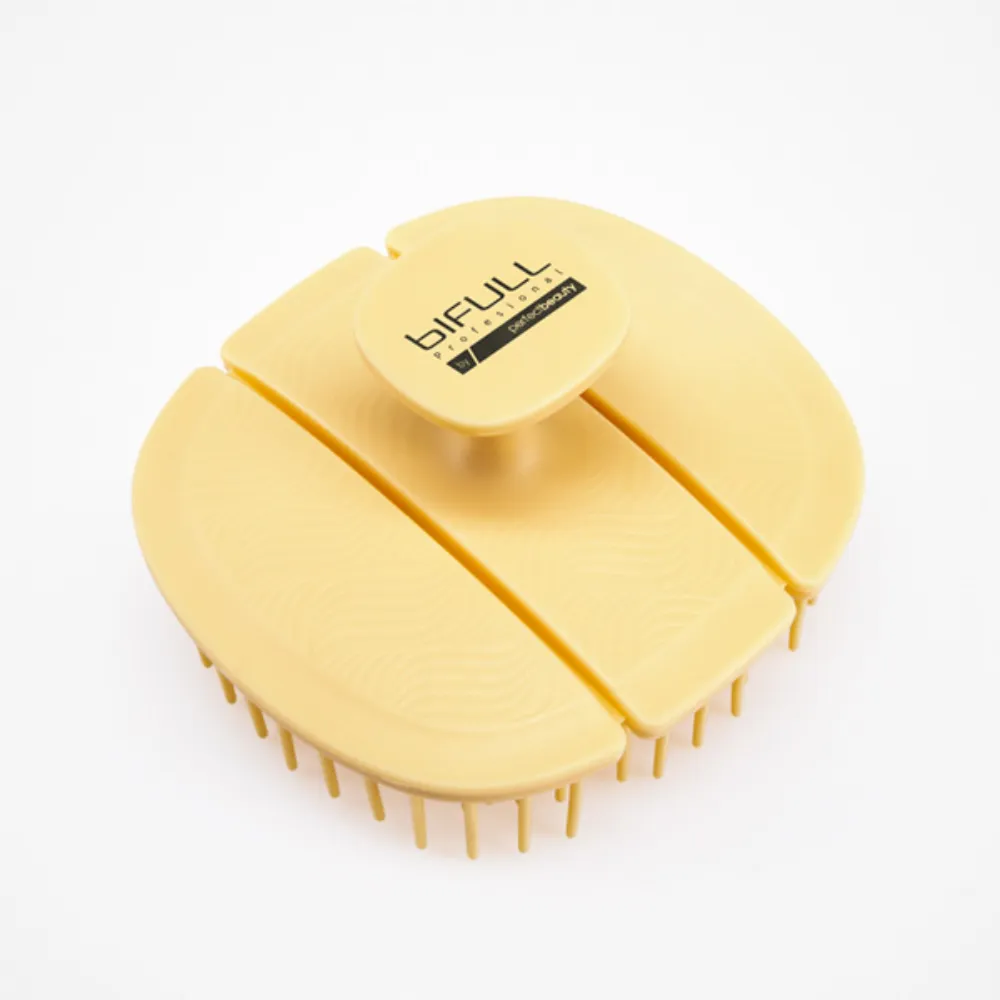 Bifull Cepillo Flexible Bio Flex Fuzz Amarillo (Ergonómico y Antitirones)